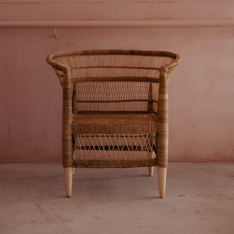 Traditional Malawi rattan cane chair dubai